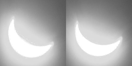 Sonnenfinsternis 2015 20.03.2015 10:06 und 10:10